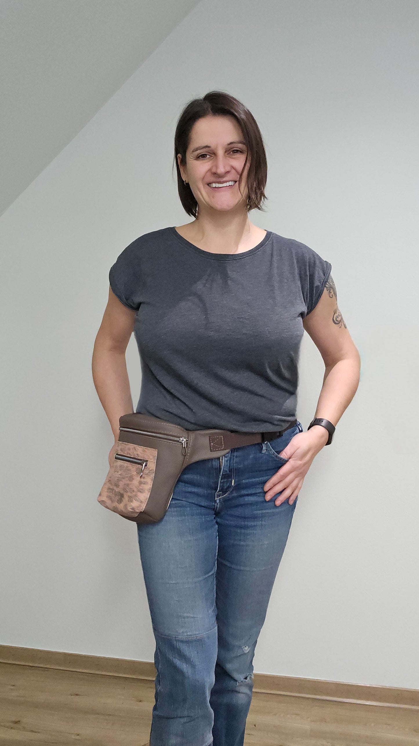 Hipbag Nougatbraun & Leo