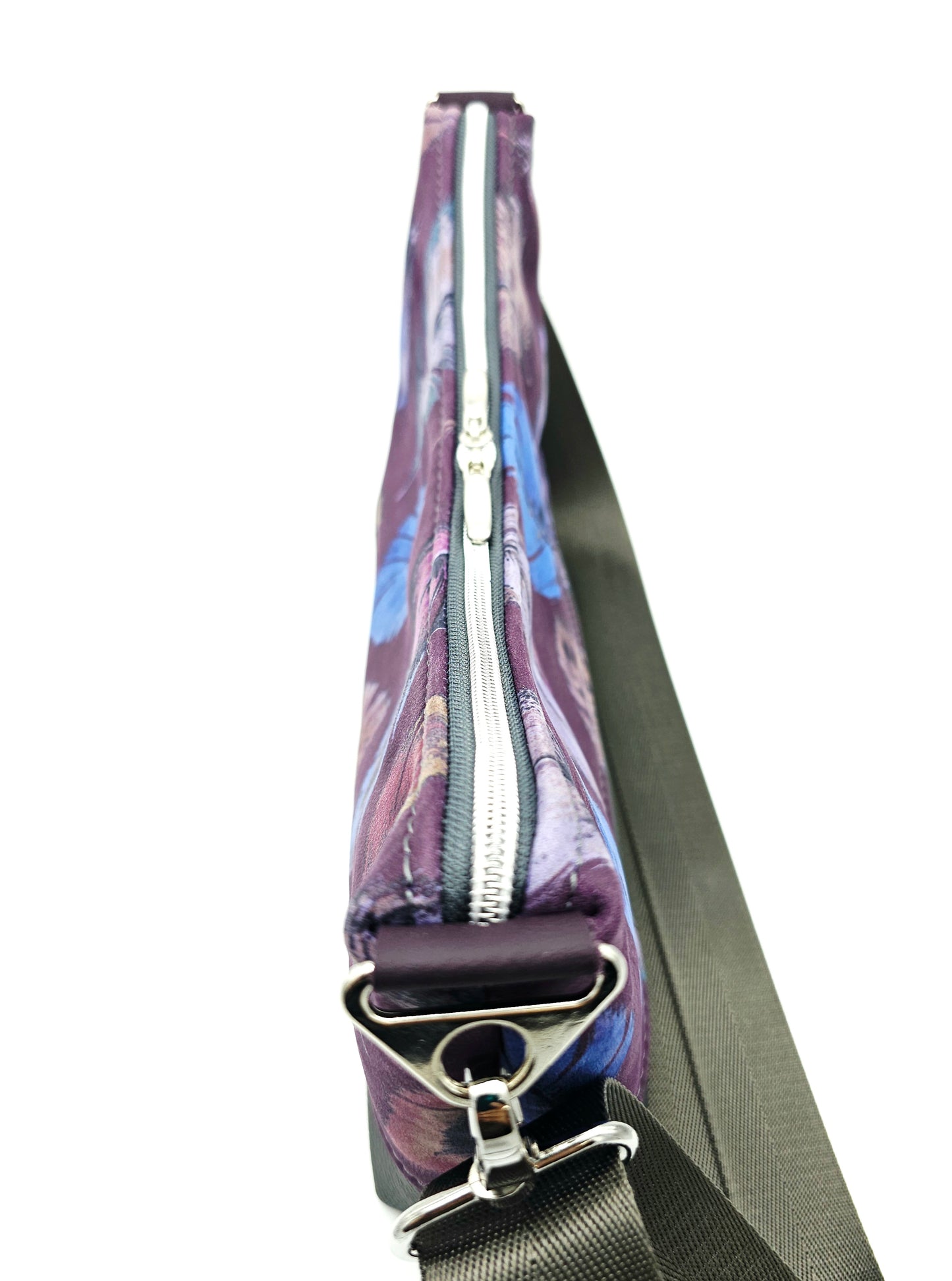 Hobobag Levka, Federn mit Grau, Draufsicht