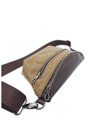 Crossbody Bag Clivia in Leo Braun & Dunkelbraun
