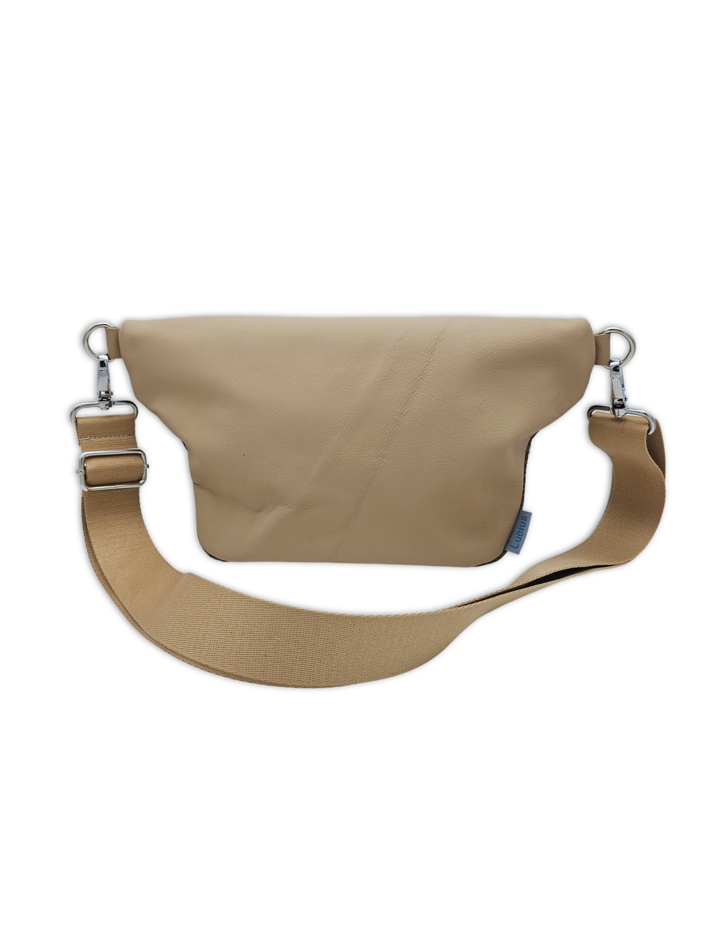 Crossbody Bag Big Clivia in Leo Braun & Sandbeige