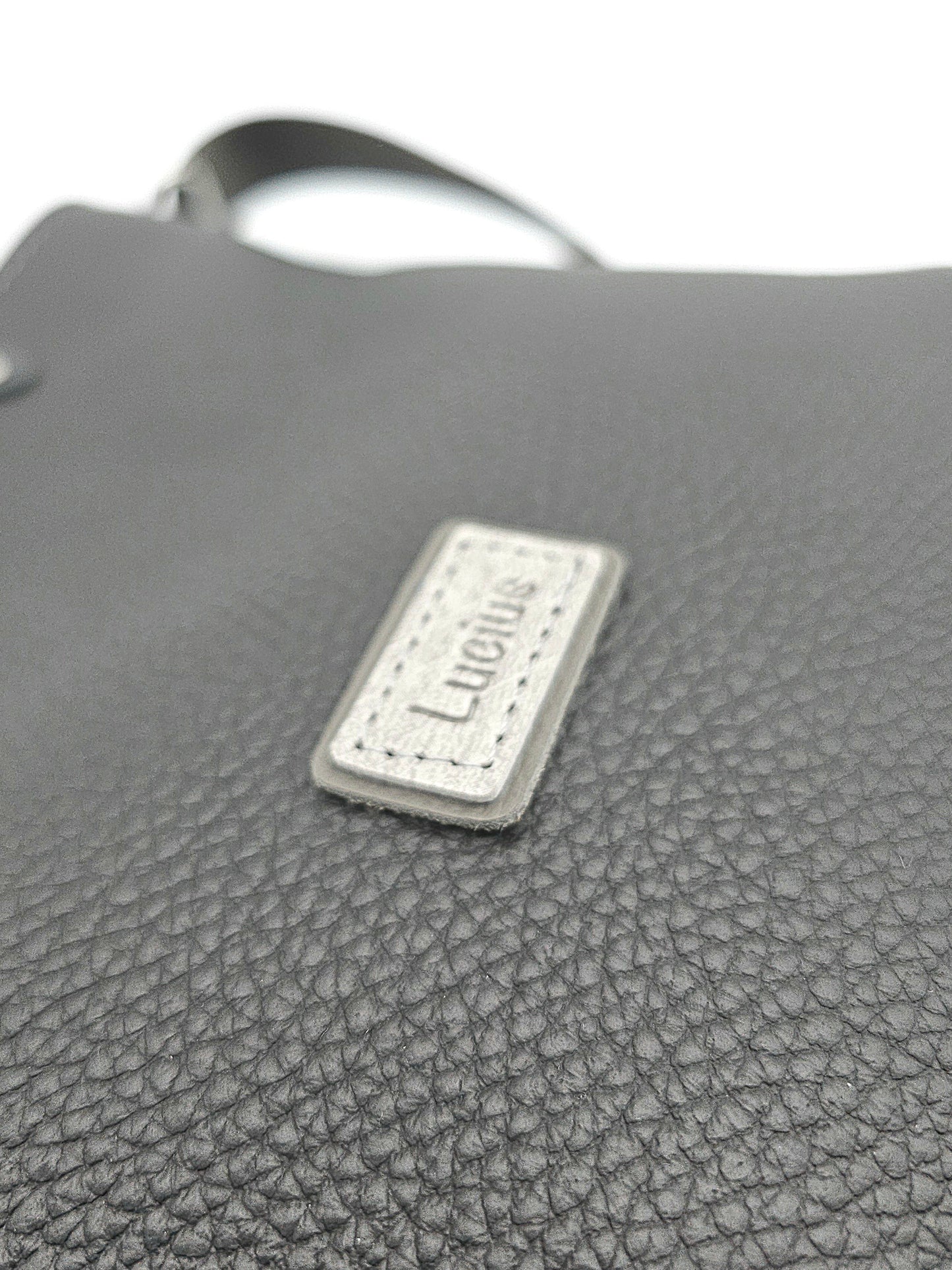 Ledertasche Karin in Dunkelgrau