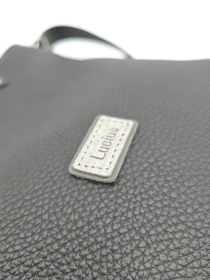 Ledertasche Karin in Dunkelgrau