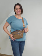 Crossbody Bag Clivia in Leo Braun & Hellbraun