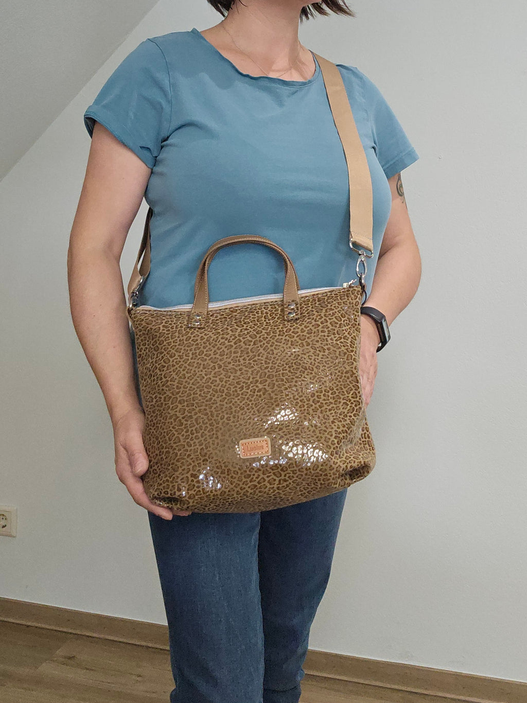 Totebag Katja in Leo Braun