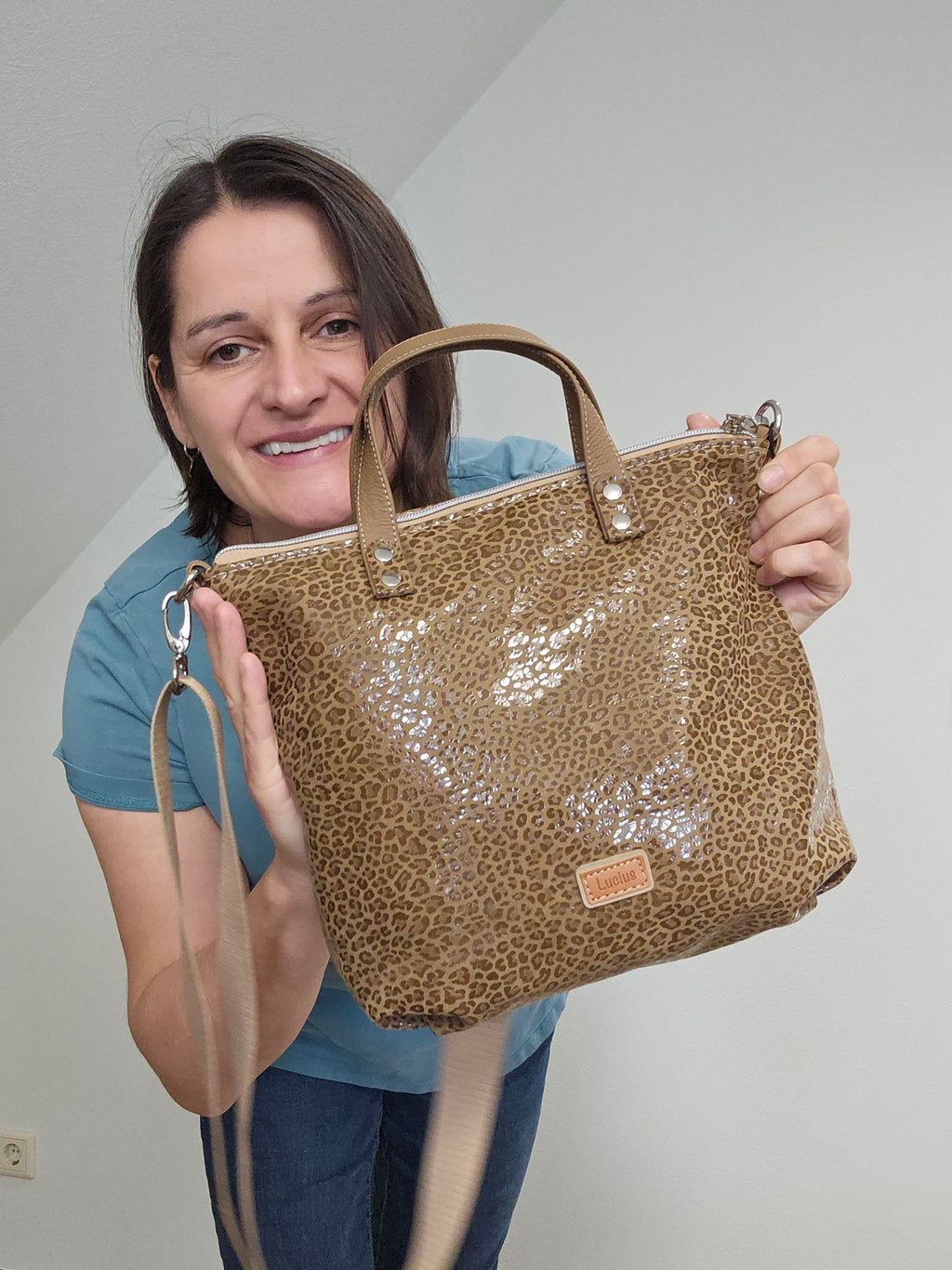 Totebag Katja in Leo Braun