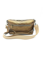 Lederhandtasche Anke in Bronze Glatt
