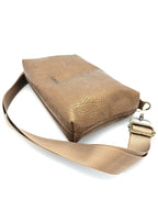 Lederhandtasche Anke in Bronze Struktur