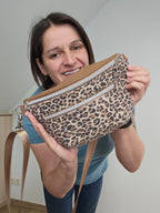 Crossbody Bag Clivia in Leo & Cognac