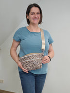 Crossbody Bag Clivia in Leo & Sandbeige