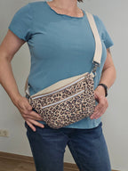 Crossbody Bag Clivia in Leo & Cremebeige