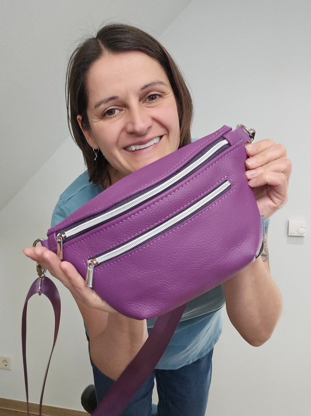 Crossbody Bag Clivia in Lila