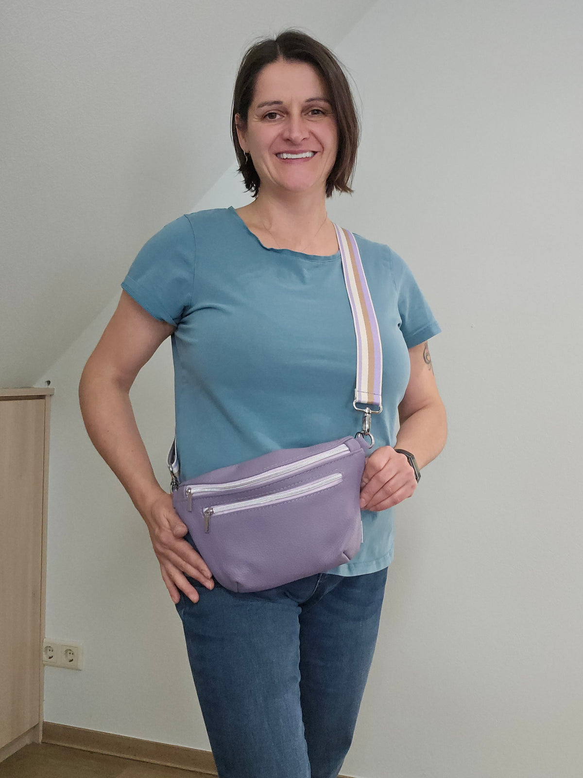 Crossbody Bag Clivia in Flieder I
