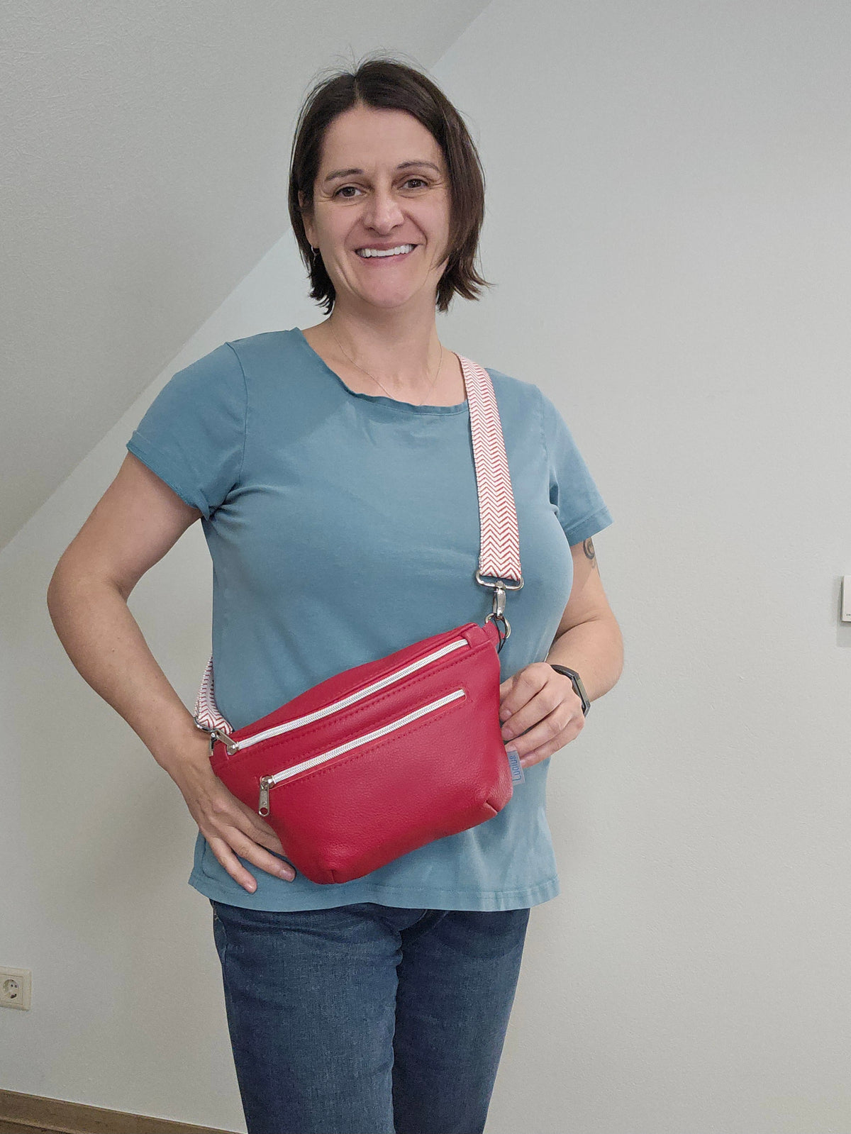 Crossbody Bag Clivia in Rot I