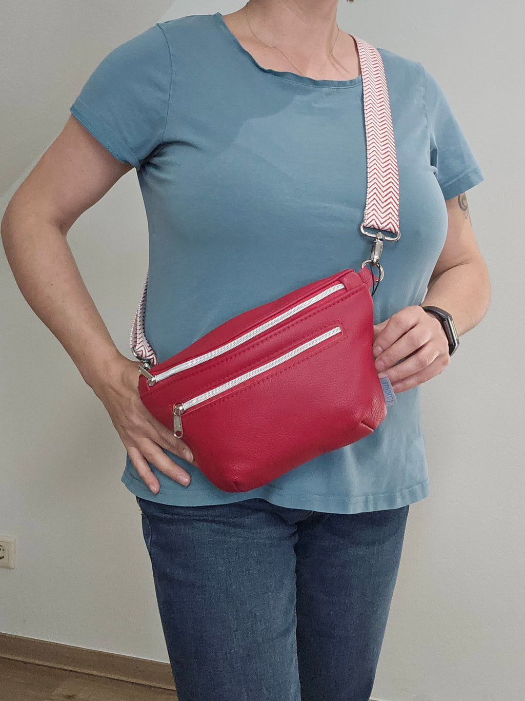 Crossbody Bag Clivia in Rot I