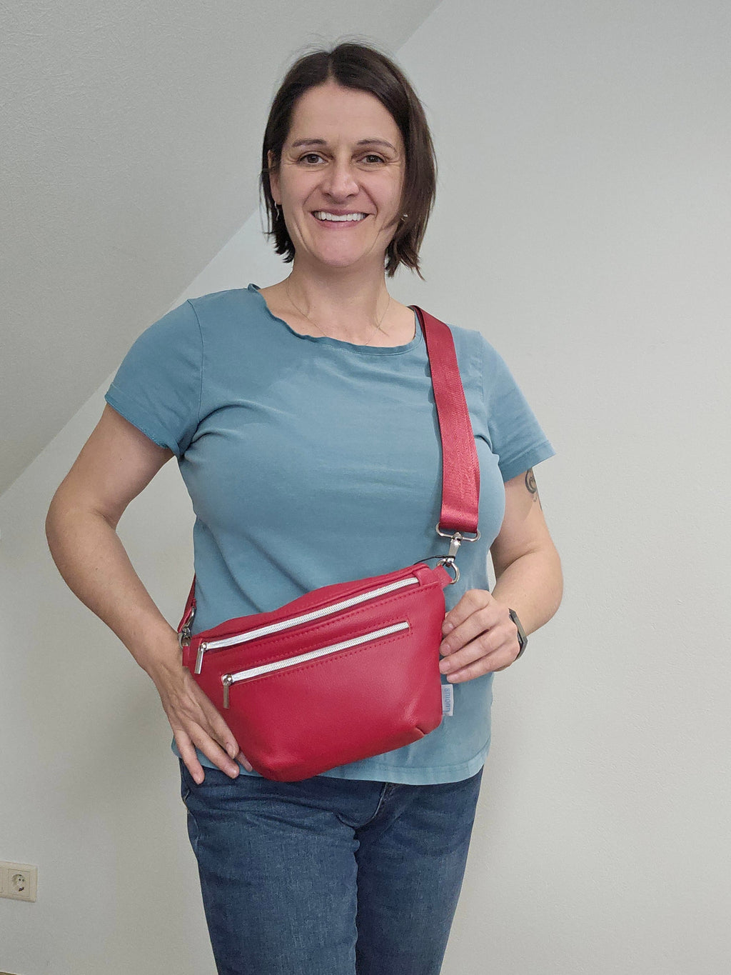 Crossbody Bag Clivia in Rot II