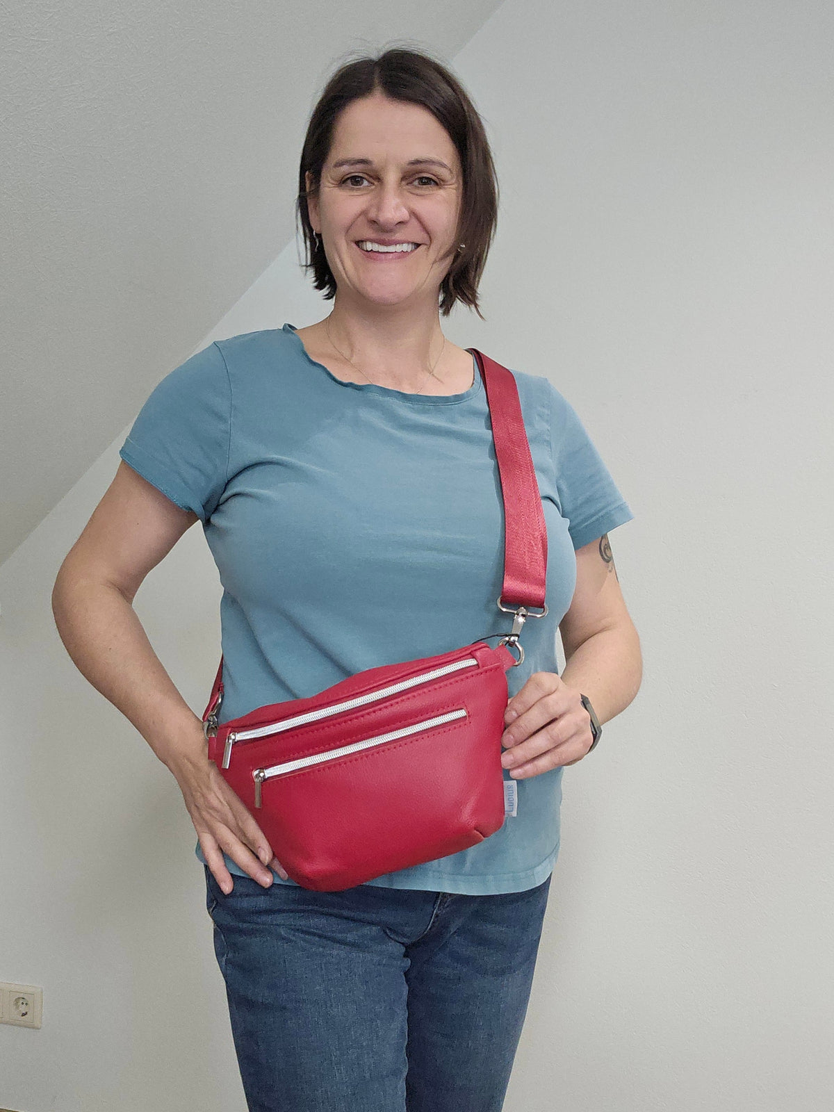 Crossbody Bag Clivia in Rot II
