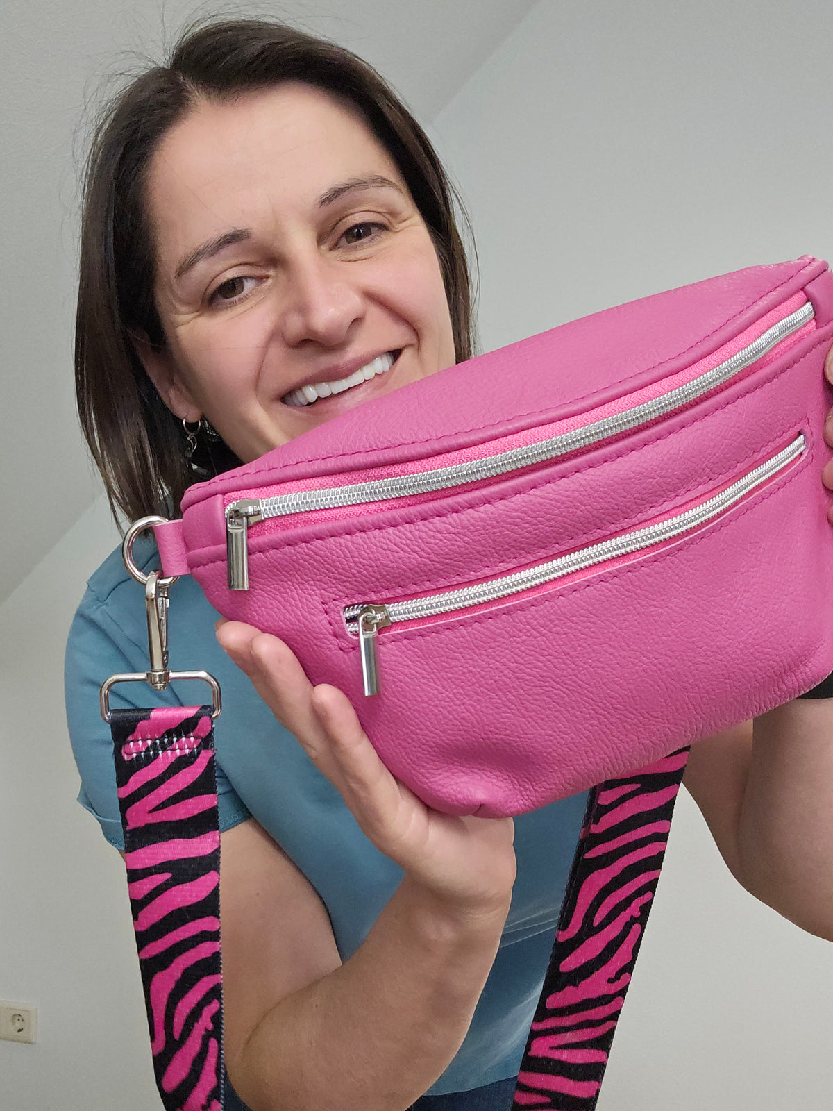 Crossbody Bag Clivia in Pink