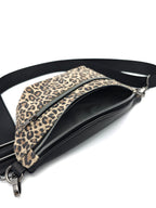 Crossbody Bag Clivia in Leo & Schwarz Glatt