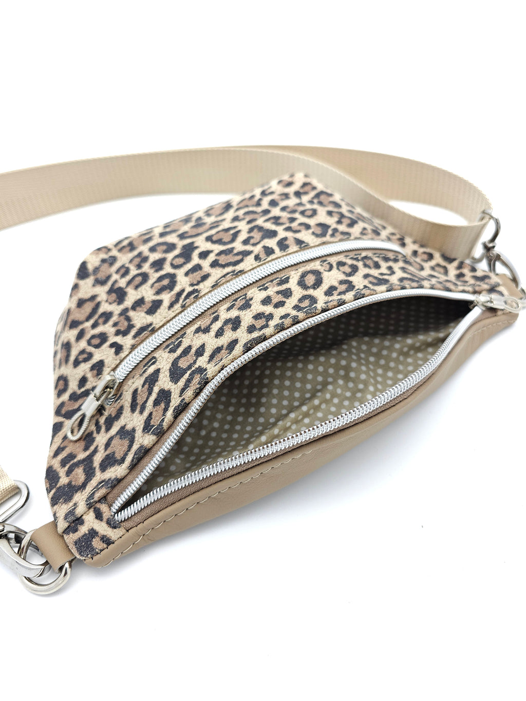 Crossbody Bag Clivia in Leo & Sandbeige