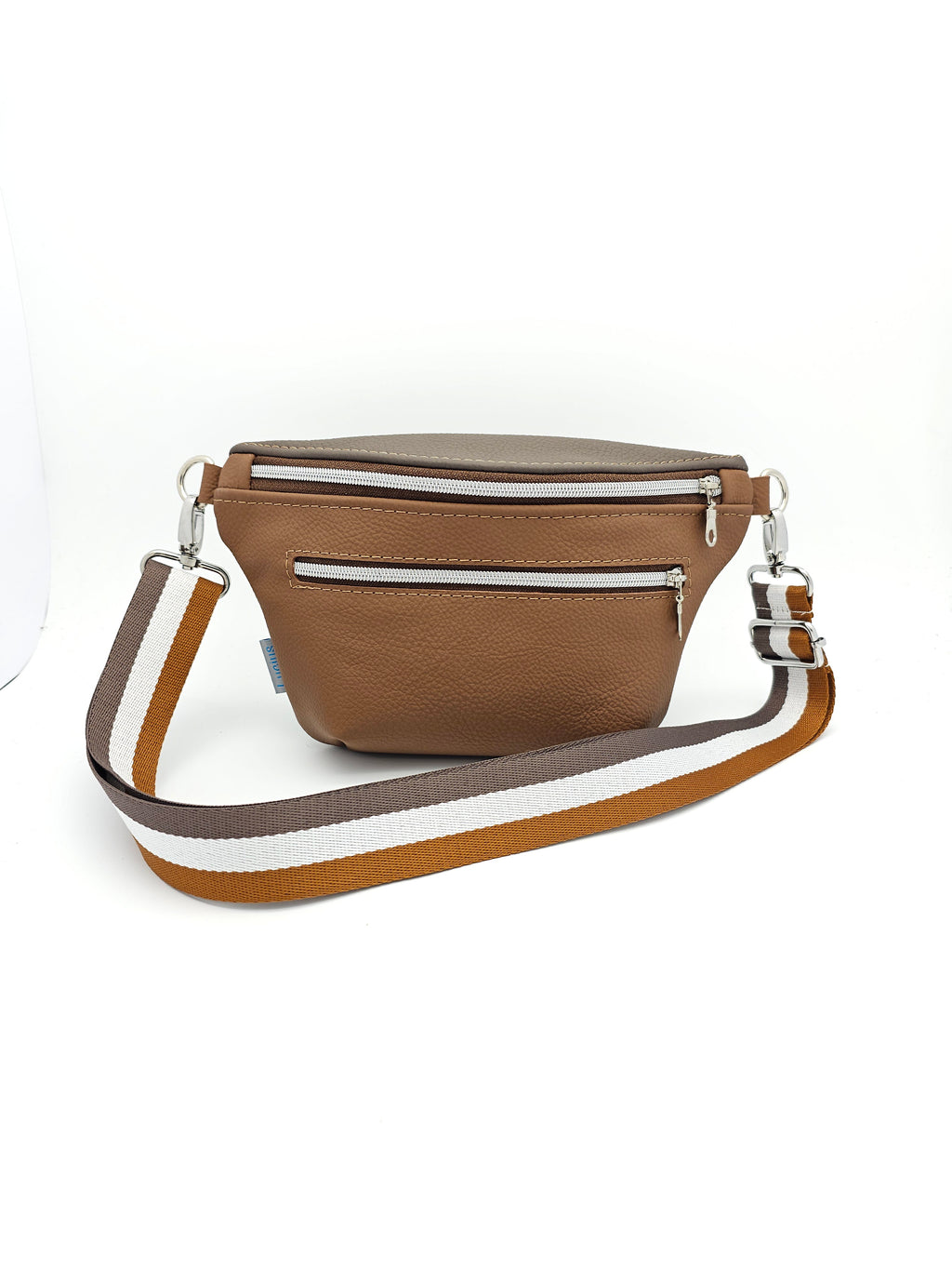 Crossbody Bag Clivia in Cognac & Nougatbraun