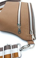 Crossbody Bag Clivia in Cognac & Nougatbraun