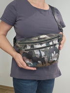 Crossbody Bag Big Clivia in Camouflage