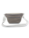 Crossbody Bag Big Clivia in Nougatbraun
