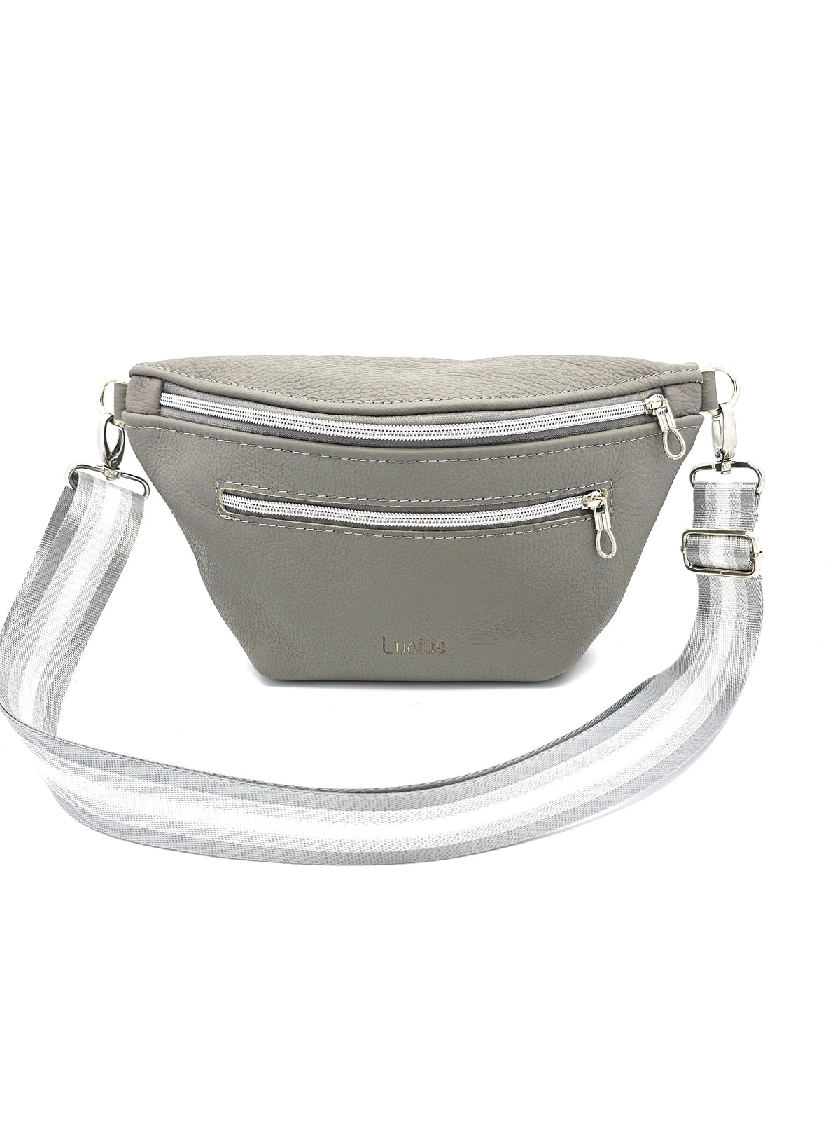 Crossbody Bag Big Clivia in Grau II