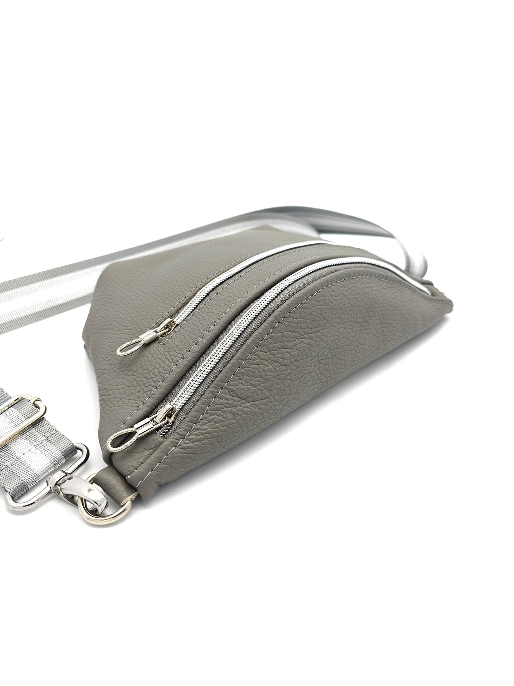 Crossbody Bag Big Clivia in Grau II