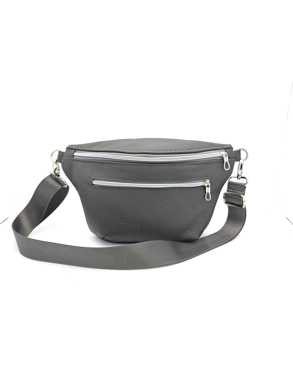 Crossbody Bag Big Clivia in Dunkelgrau