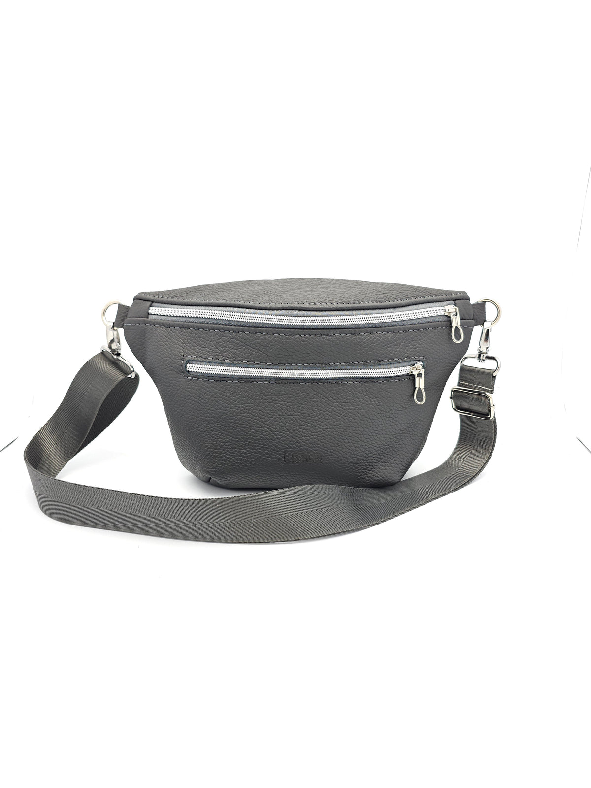 Crossbody Bag Big Clivia in Dunkelgrau
