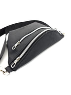 Crossbody Bag Big Clivia in Schwarz