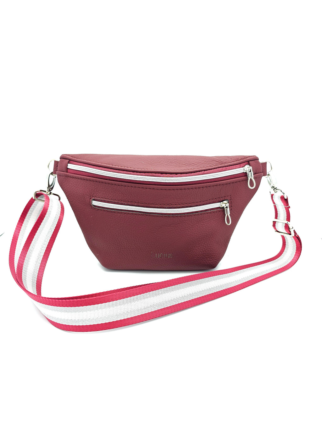 Crossbody Bag Big Clivia in Bordeaux