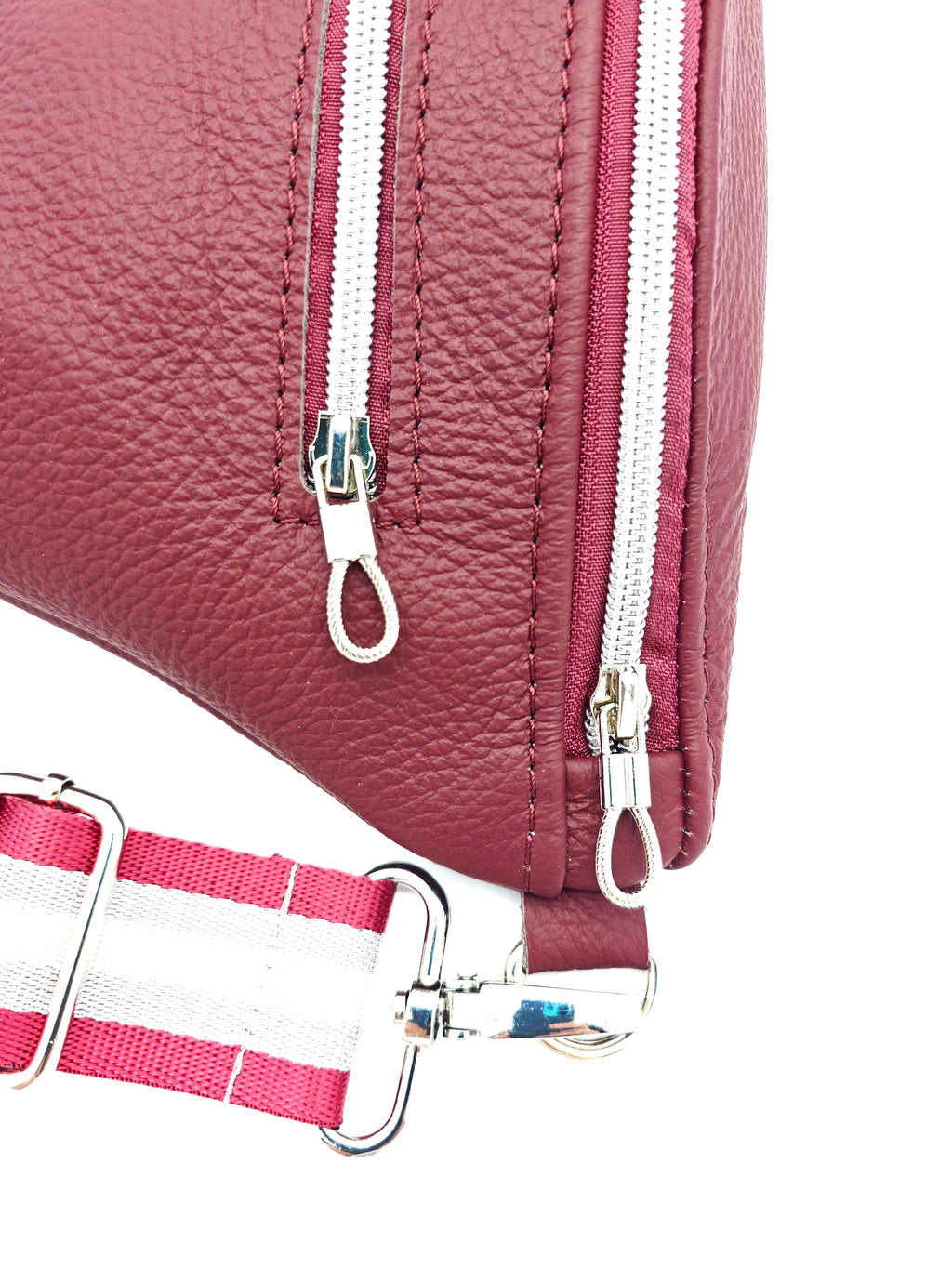 Crossbody Bag Big Clivia in Bordeaux