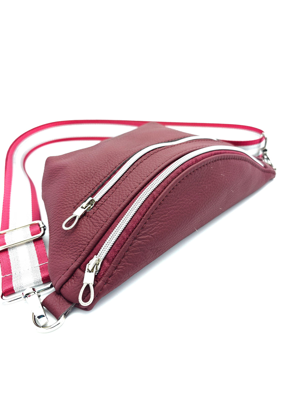 Crossbody Bag Big Clivia in Bordeaux