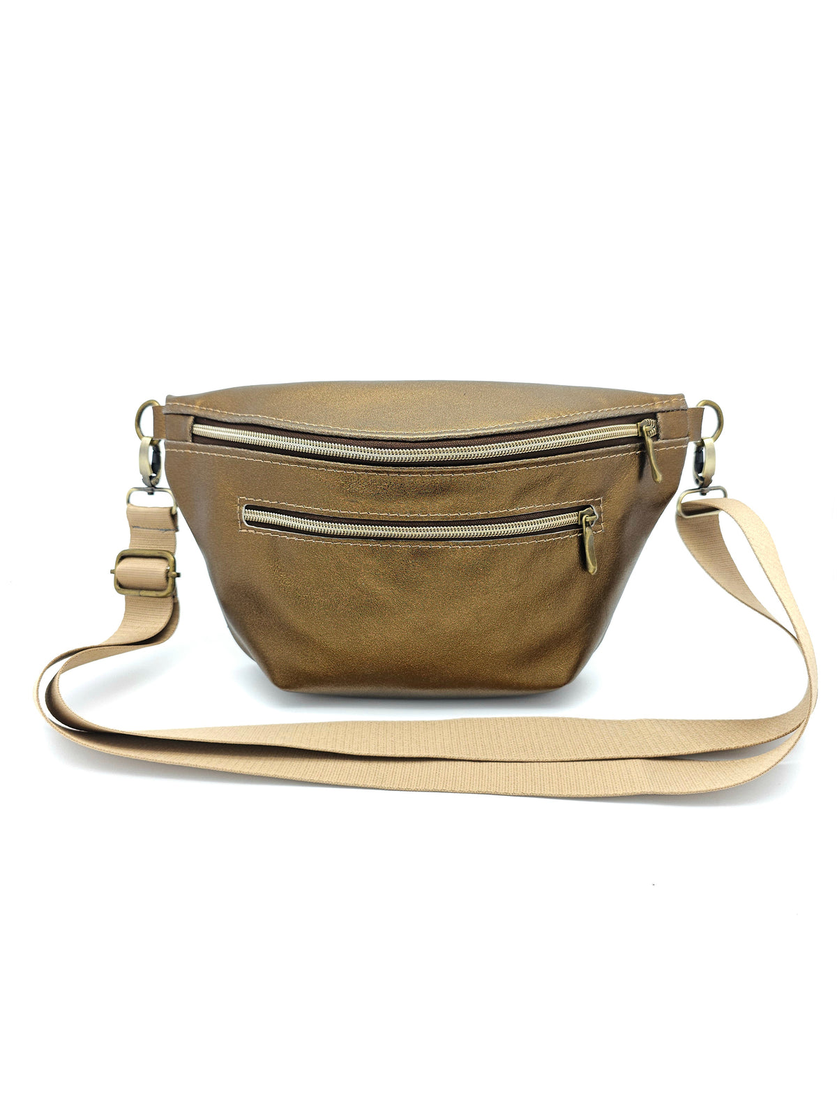 Crossbody Bag Big Clivia in Bronze