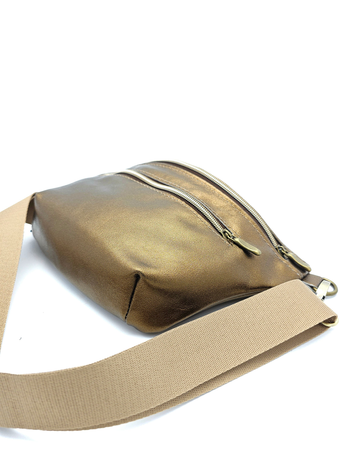 Crossbody Bag Big Clivia in Bronze