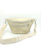 Crossbody Bag Big Clivia in Champagner