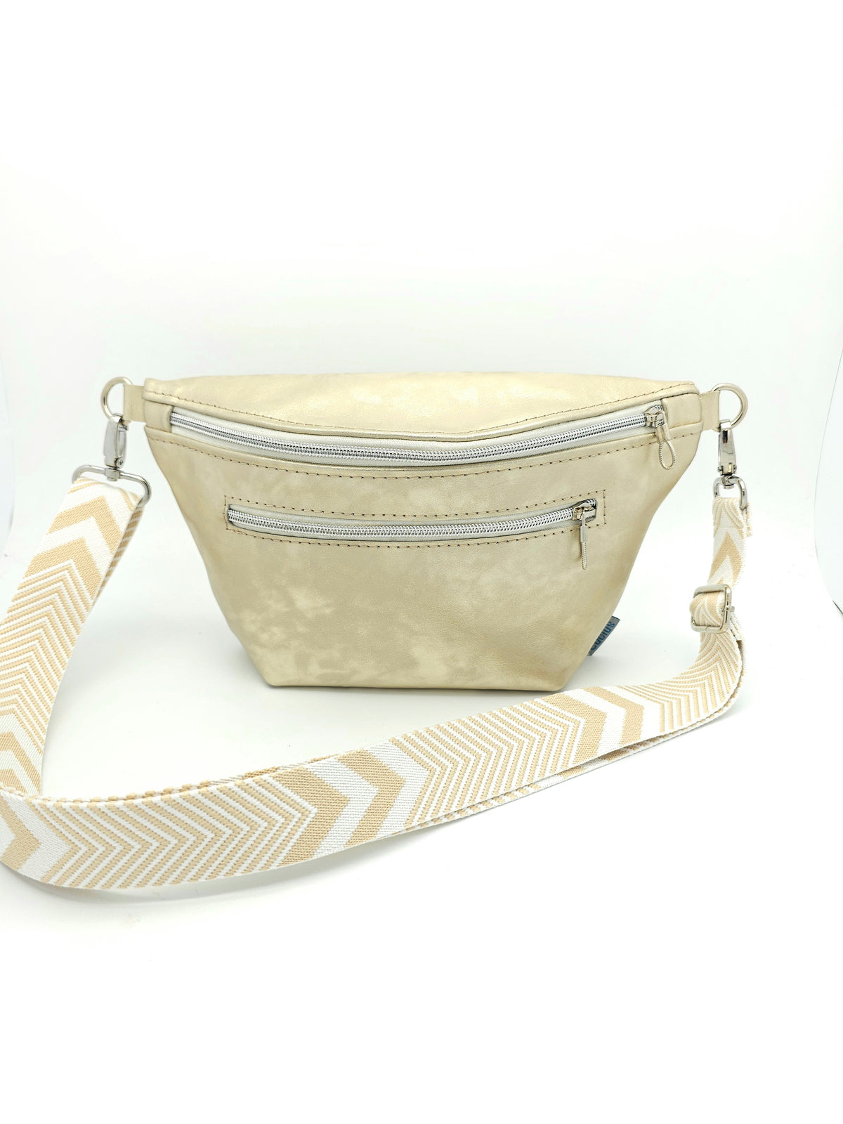 Crossbody Bag Big Clivia in Champagner