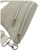 Crossbody Bag Big Clivia in Oyster (Greige)