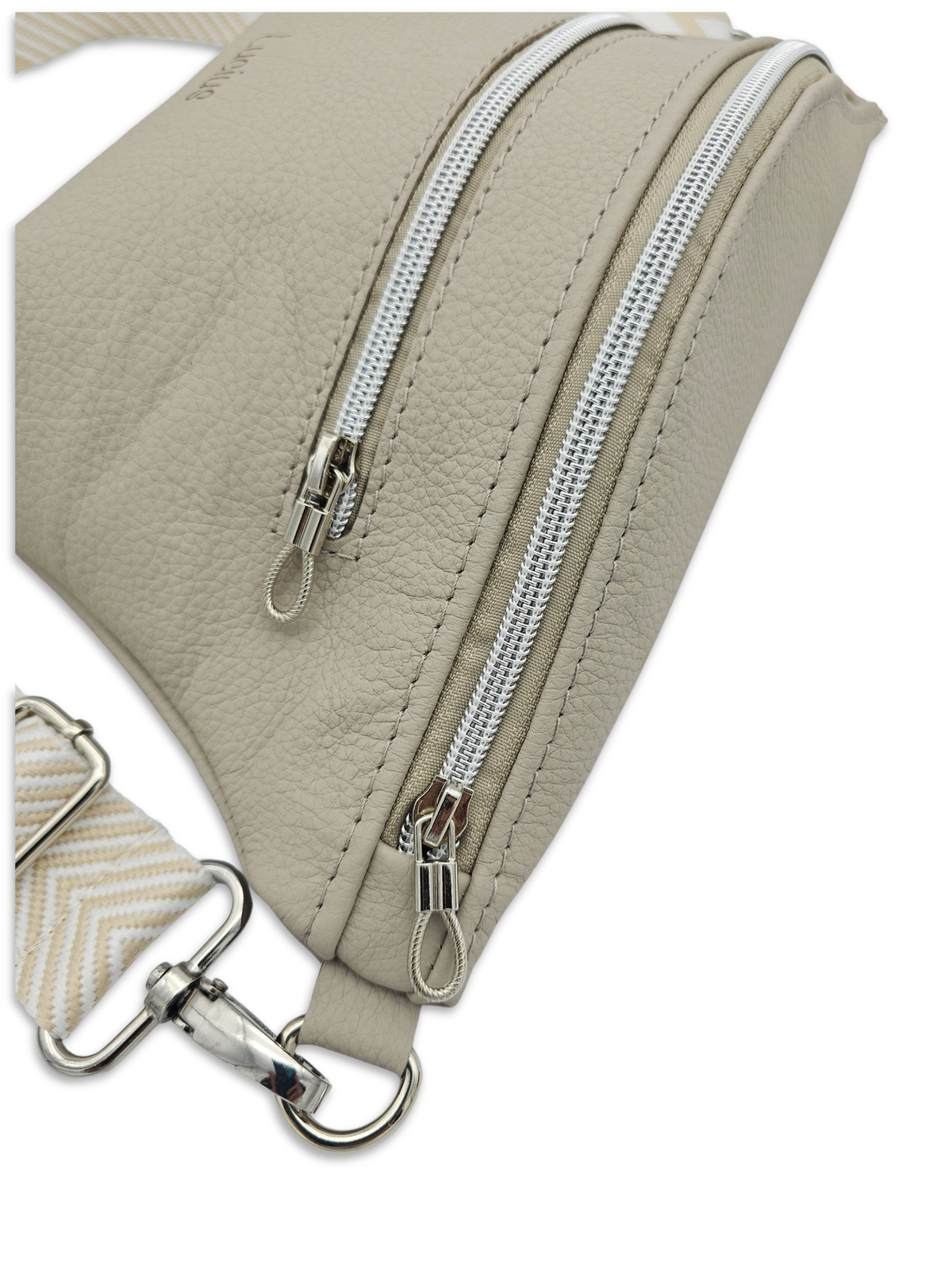 Crossbody Bag Big Clivia in Oyster (Greige)