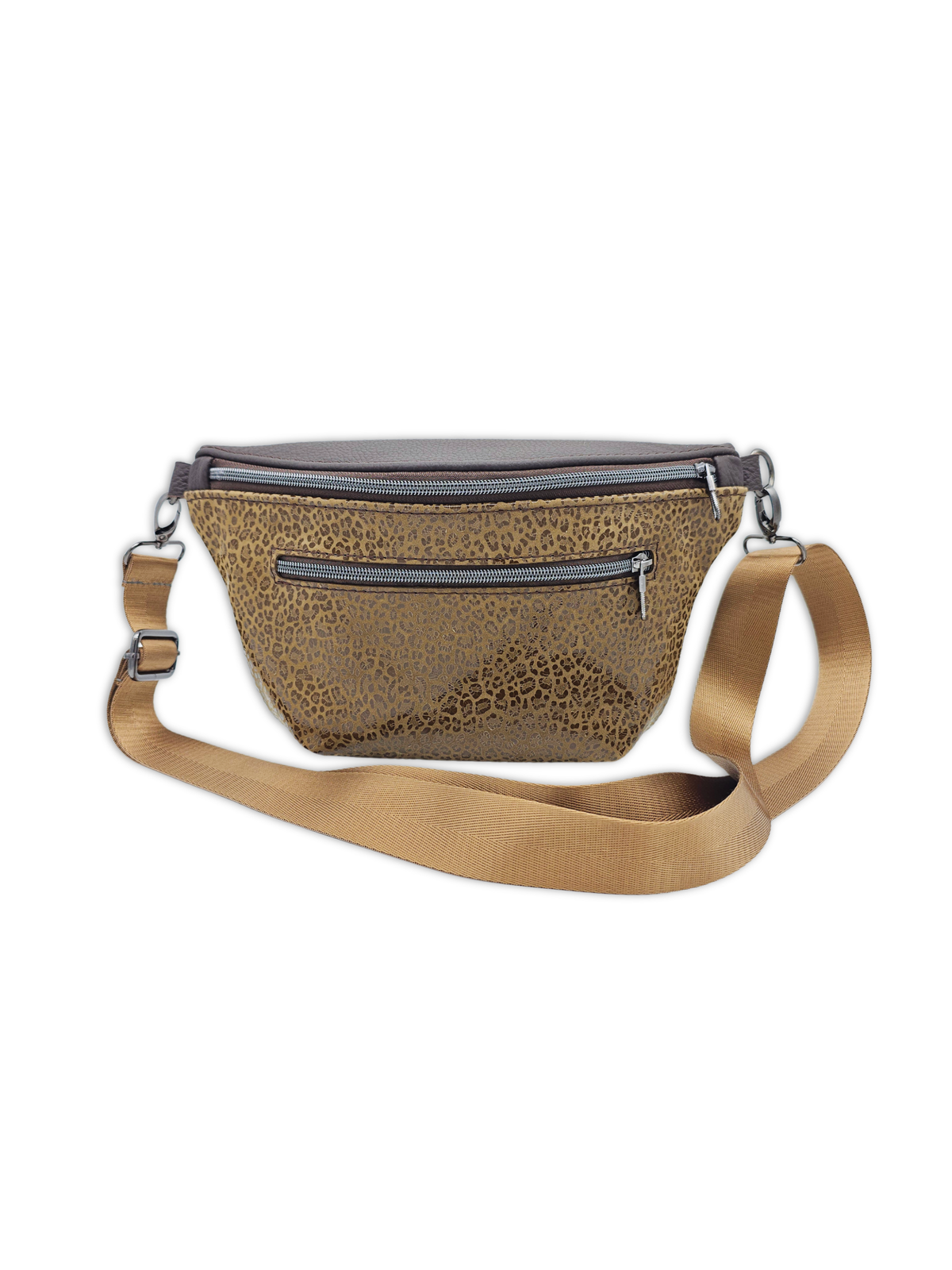 Crossbody Bag Clivia in Leo Braun & Hellbraun