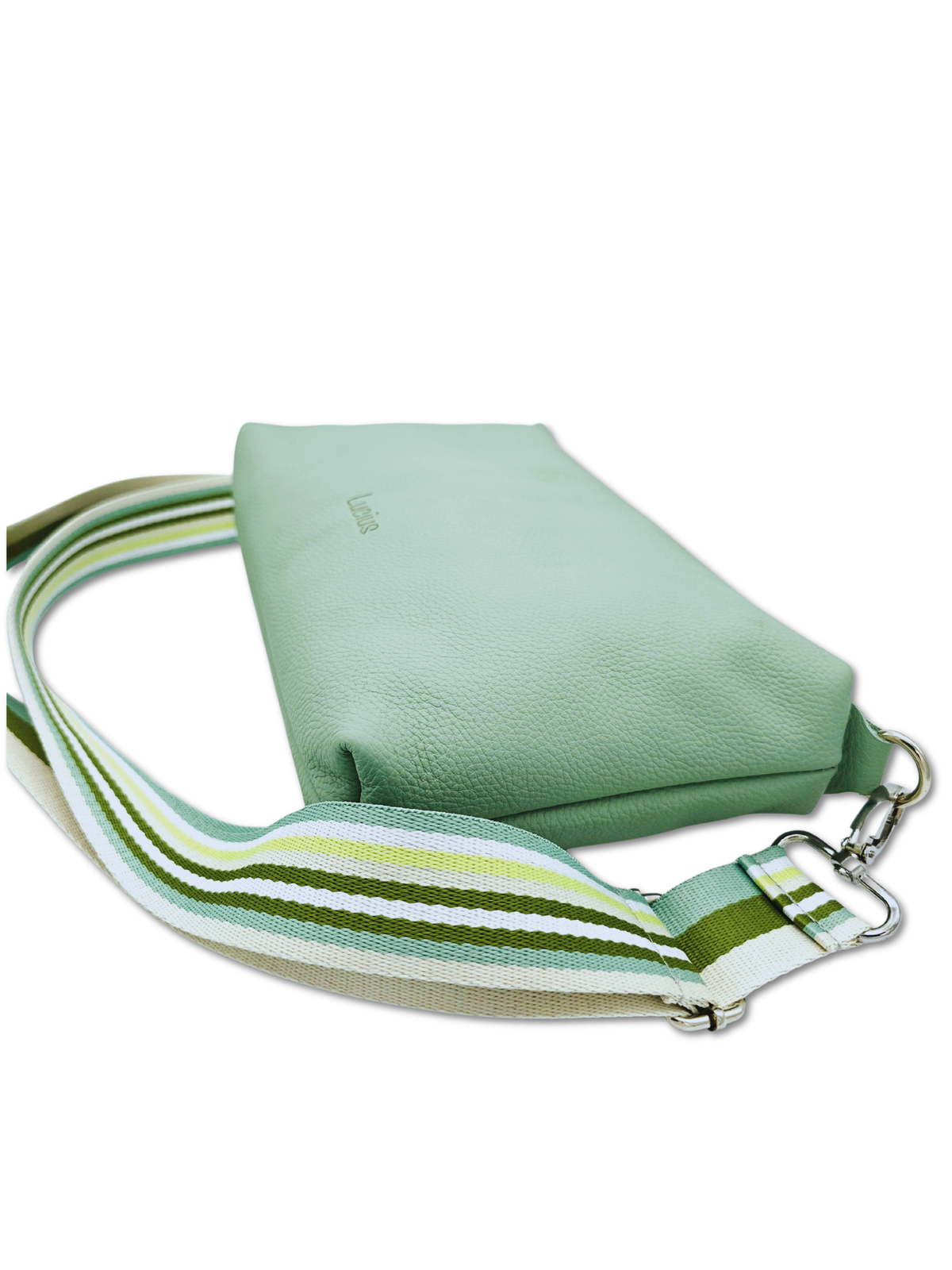 Lederhandtasche Anke in Salbei