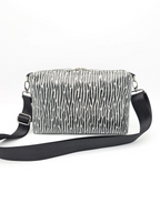 Lederhandtasche Anke in Zebra-Optik