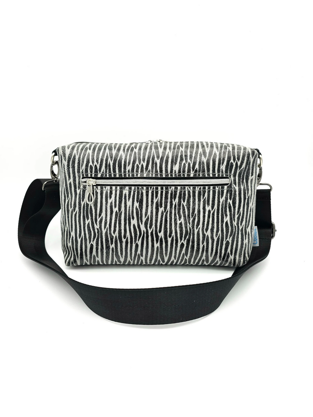 Lederhandtasche Anke in Zebra-Optik