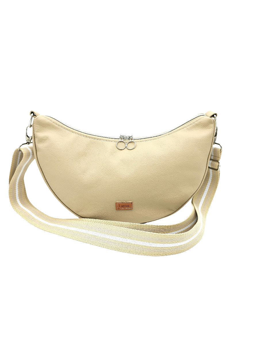 Moonbag Moni in beige von vorne 