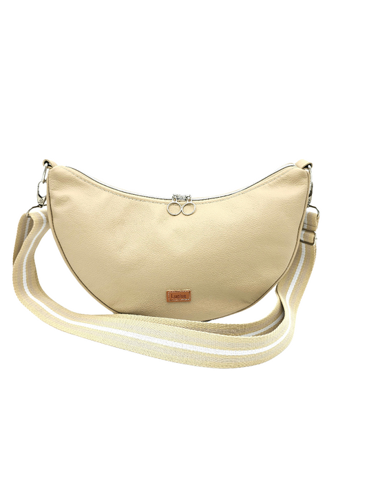Moonbag Moni in beige von vorne 
