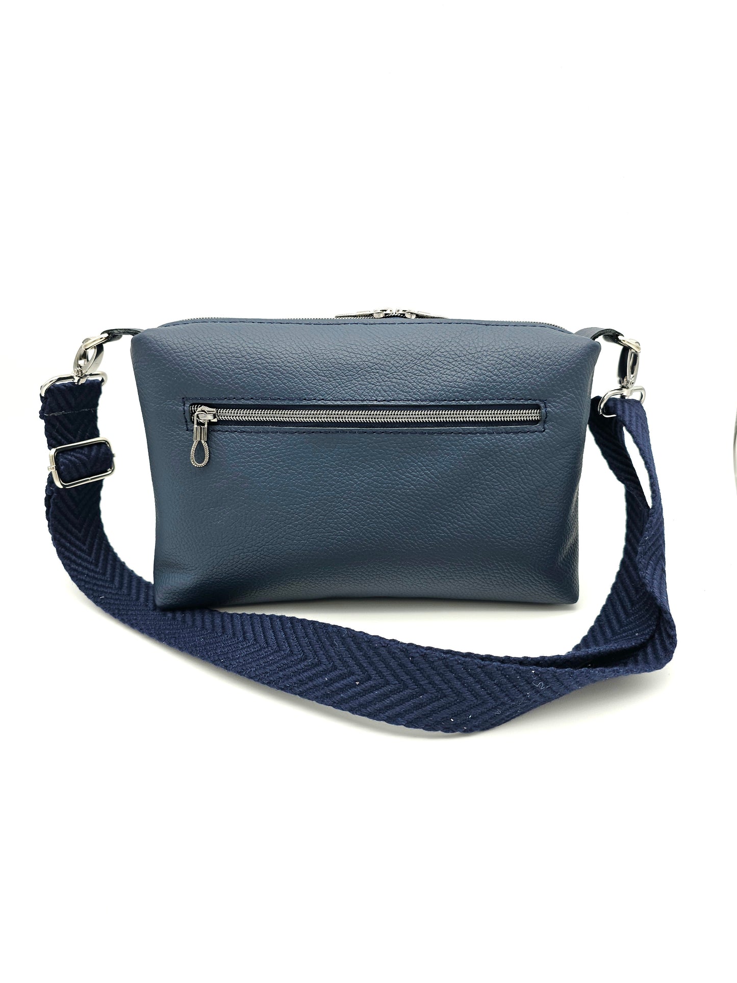 Lederhandtasche Anke in Dunkelblau