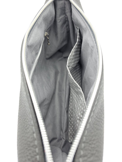 Lederhandtasche Anke in Dunkelgrau