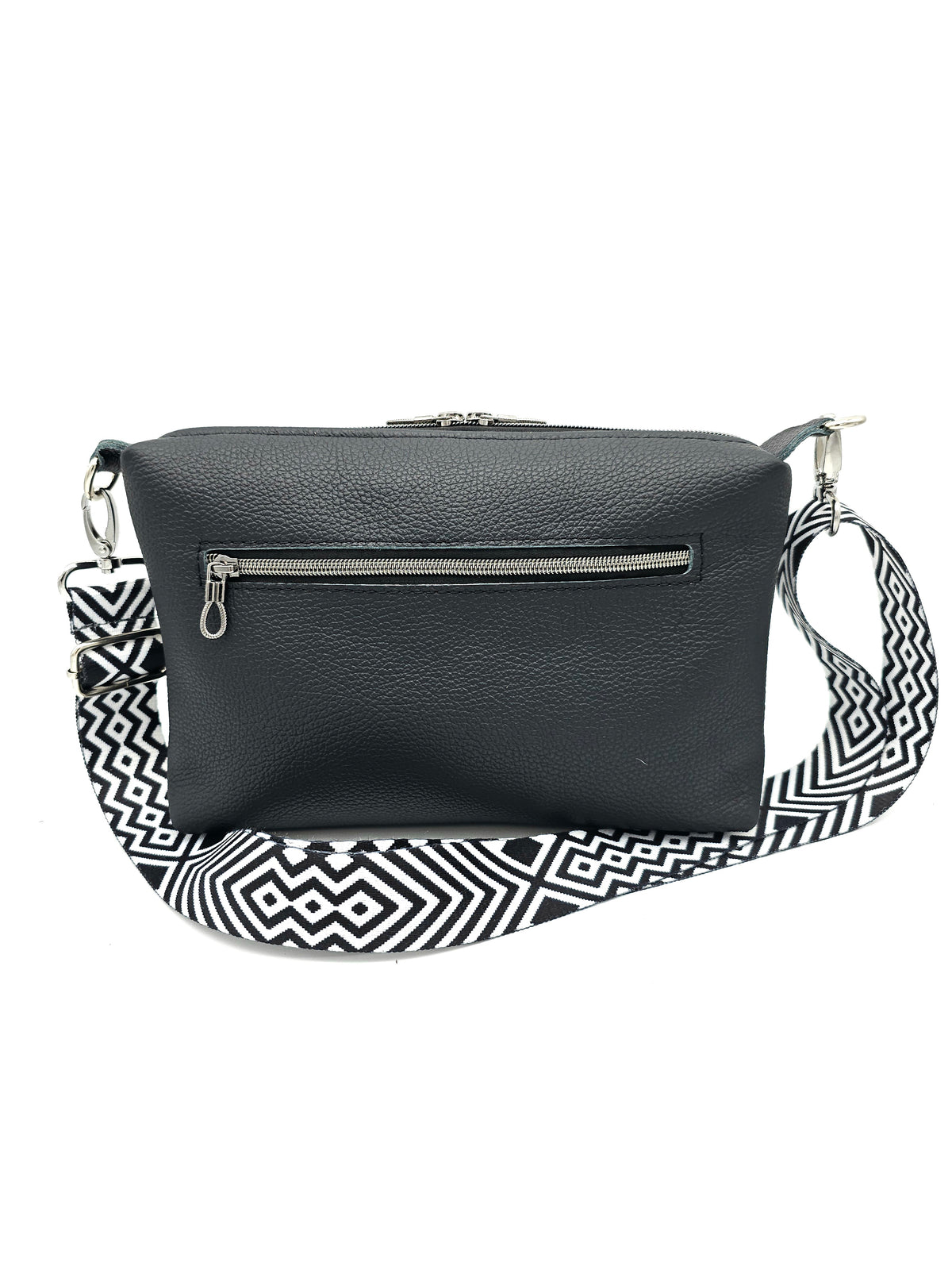 Lederhandtasche Anke in Schwarz